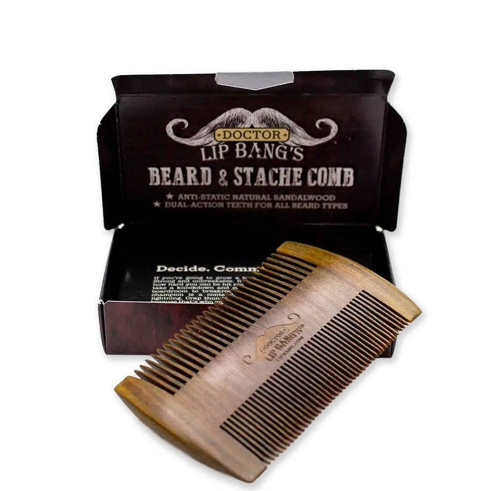 BEARD & STACHE COMB