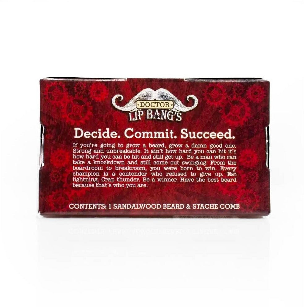 BEARD & STACHE COMB
