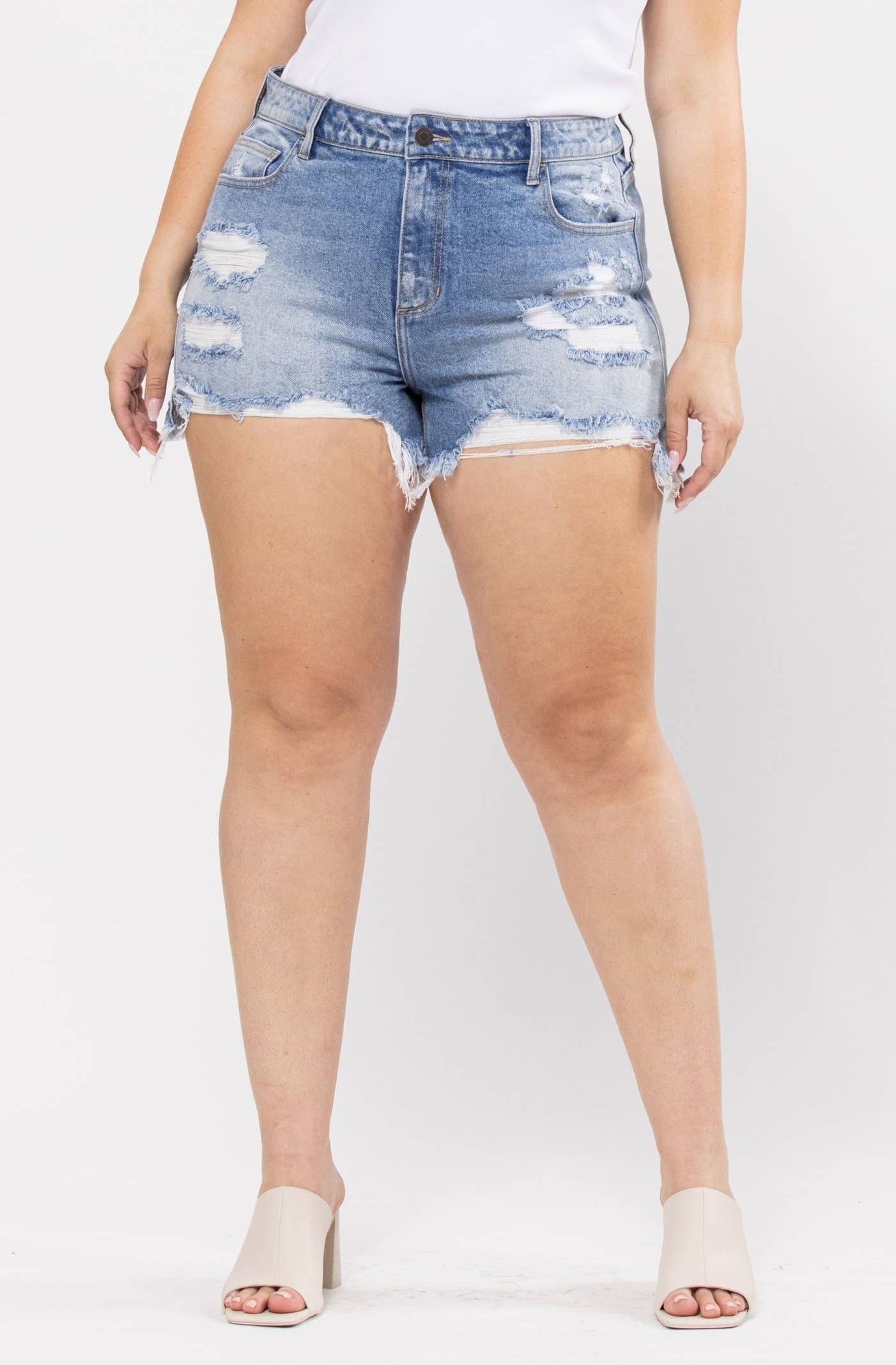 CELLO PLUS RIPPED SHORT