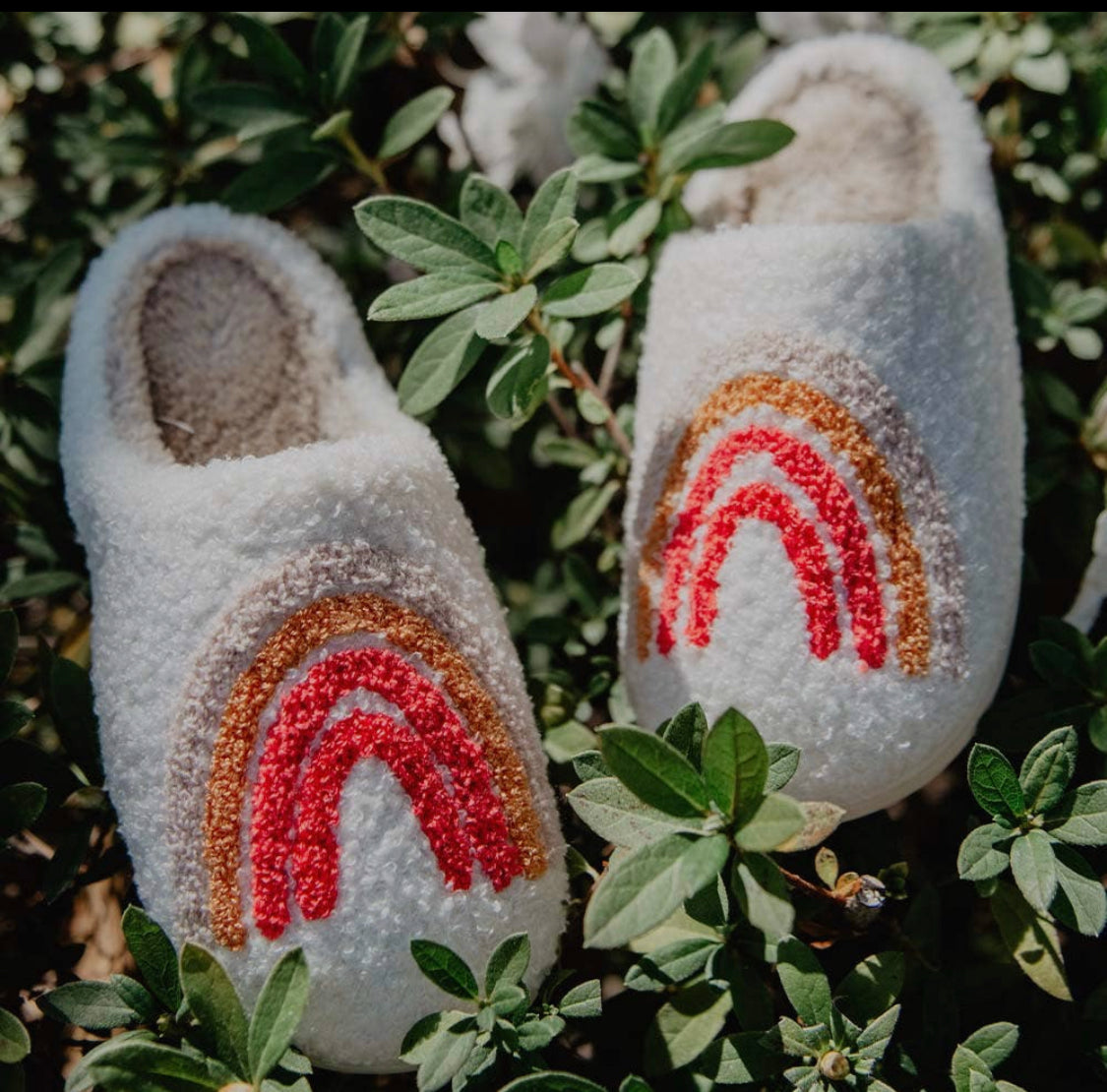 RAINBOW SLIPPERS